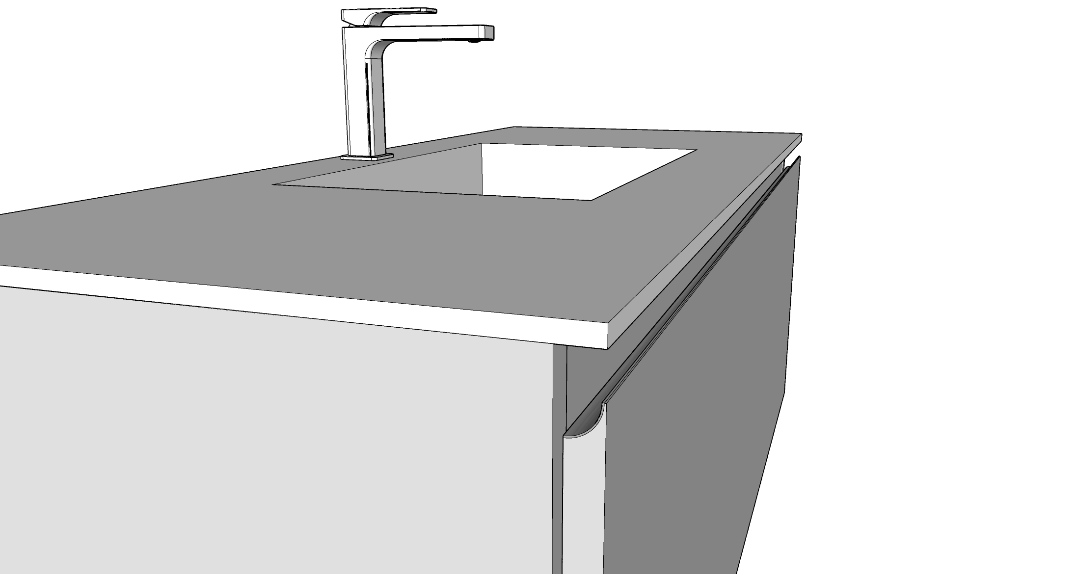 Modulnova – Composizione Sospesa serie Light dim: L. 120 cm, H. 45 cm, P. 50,5 cm, finitura Laccato Lucido, Colore Nero – 1241_22_LAL_120_LNE