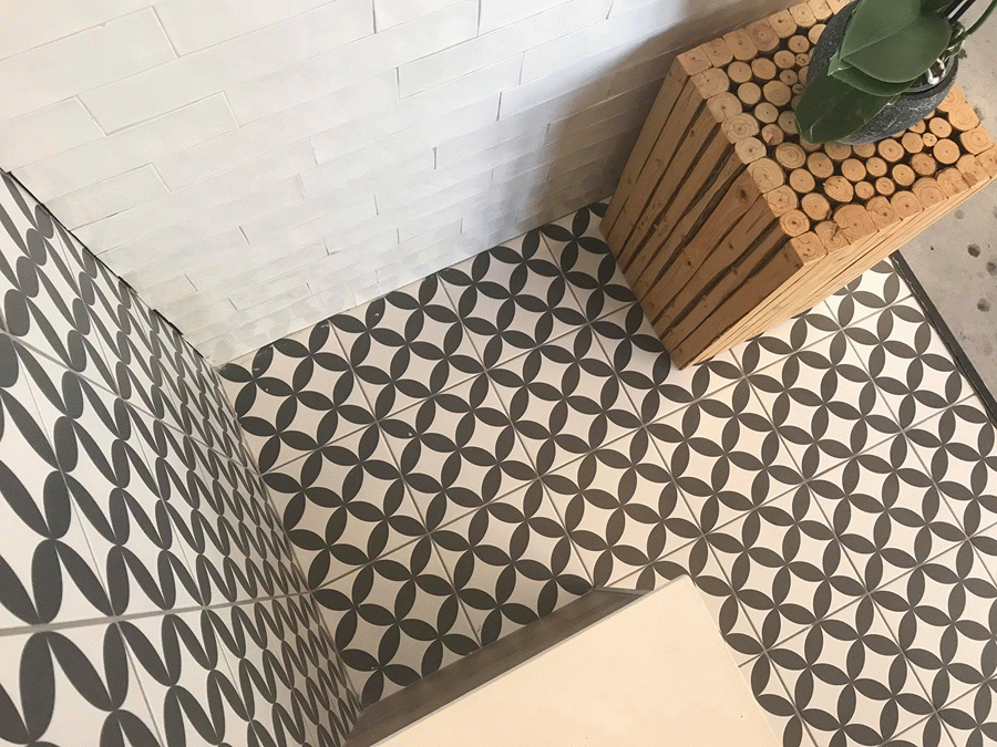 Revoir Paris – La Madeleine Decoro Gilles Noir 20×20 Non Rettificato Matt Sp. 8 mm – VVS2020_010