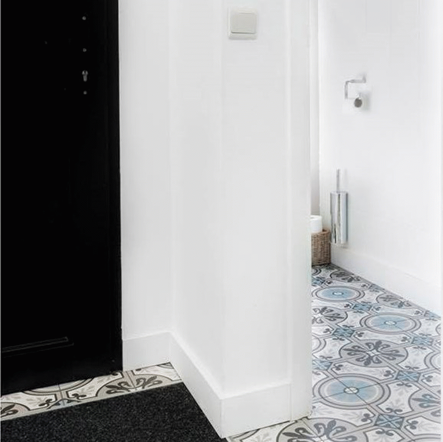 Revoir Paris – La Madeleine Decoro Lilou Bleu 20×20 Non Rettificato Matt Sp. 8 mm – VVS2020_028