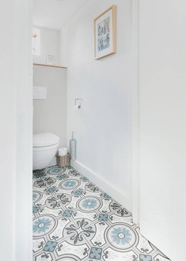 Revoir Paris – La Madeleine Decoro Lilou Bleu 20×20 Non Rettificato Matt Sp. 8 mm – VVS2020_028