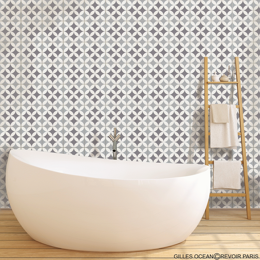 Revoir Paris – La Madeleine Decoro Gilles Ocean 20×20 Non Rettificato Matt Sp. 8 mm – VVS2020_029
