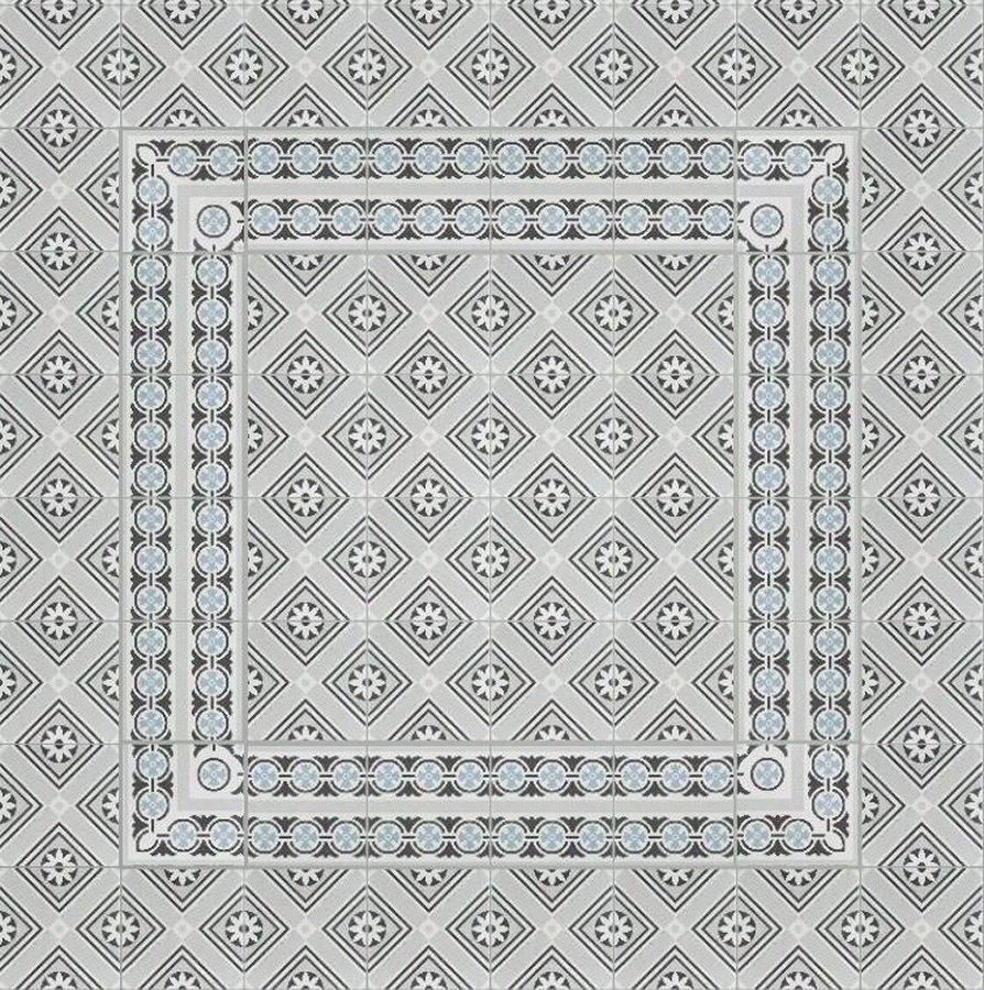 Revoir Paris – La Madeleine Decoro Touquet Ligne 20×20 Non Rettificato Matt Sp. 8 mm – VVS2020_044