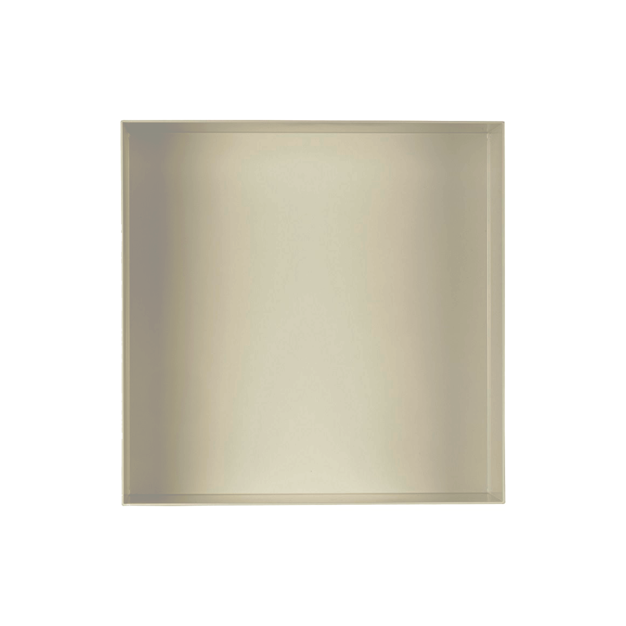 Valli Home – V-Box, Nicchia portaoggetti in Metallo smaltato color Grigio Chiarissimo KK62, Misura 30X30 P. 10 cm – V-BOX.MLLO.30X30.62