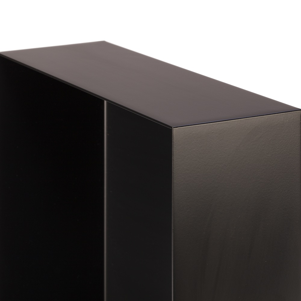 Valli Home – V-Box, Nicchia portaoggetti in Metallo smaltato color Nero, Misura 30X30 P. 10 cm – V-BOX.MLLO.30X30.NR