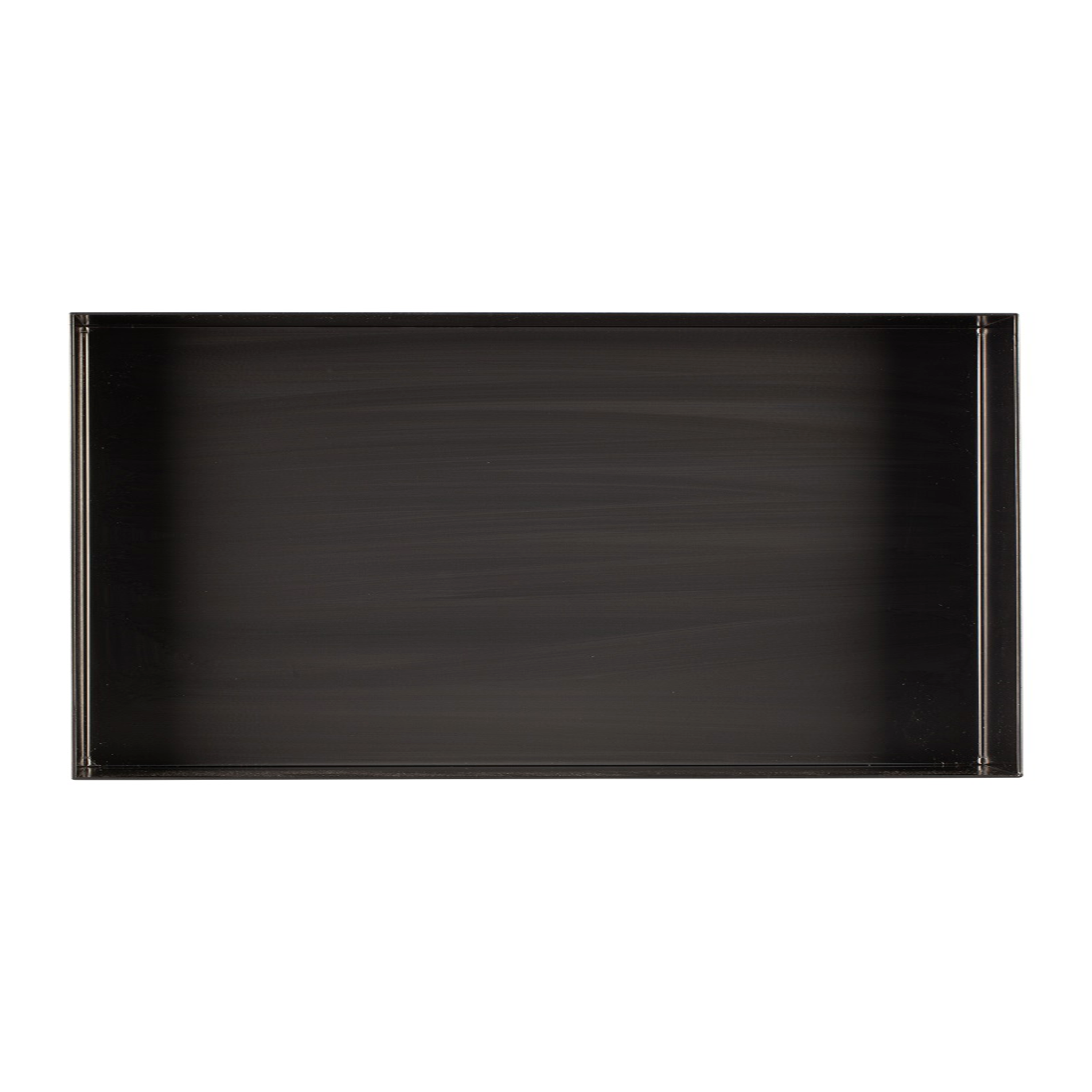 Valli Home – V-Box, Nicchia portaoggetti in Metallo smaltato color Nero, Misura 30X60 P. 10 cm – V-BOX.MLLO.30X60.NR
